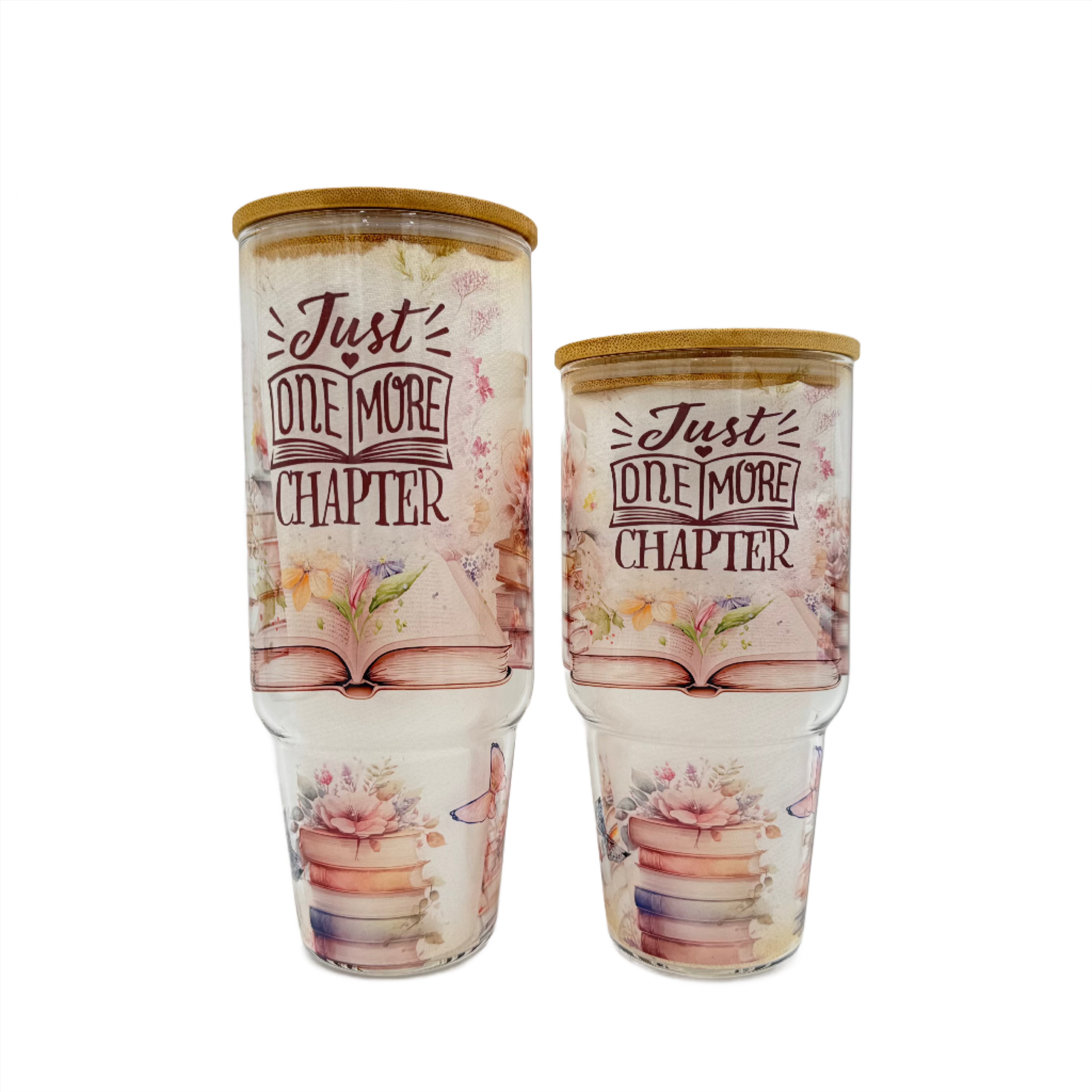 32oz sublimation tumblers 32oz or 40oz Just Another Chapter custom Sublimation Printed Clear or –  Hailey Brook Designs
