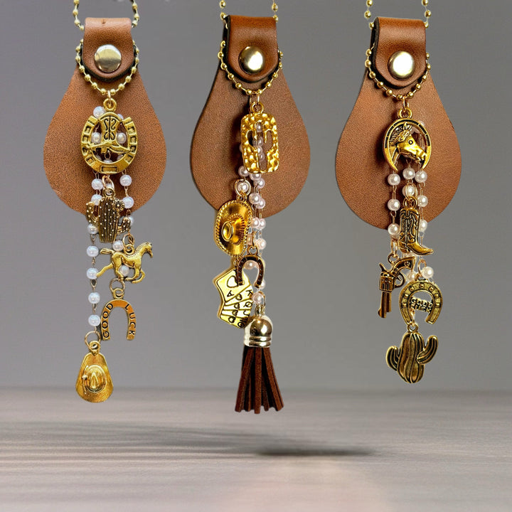 *Limited Edition*  Pearls & Ponies Charm - Tumbler Handle Charm