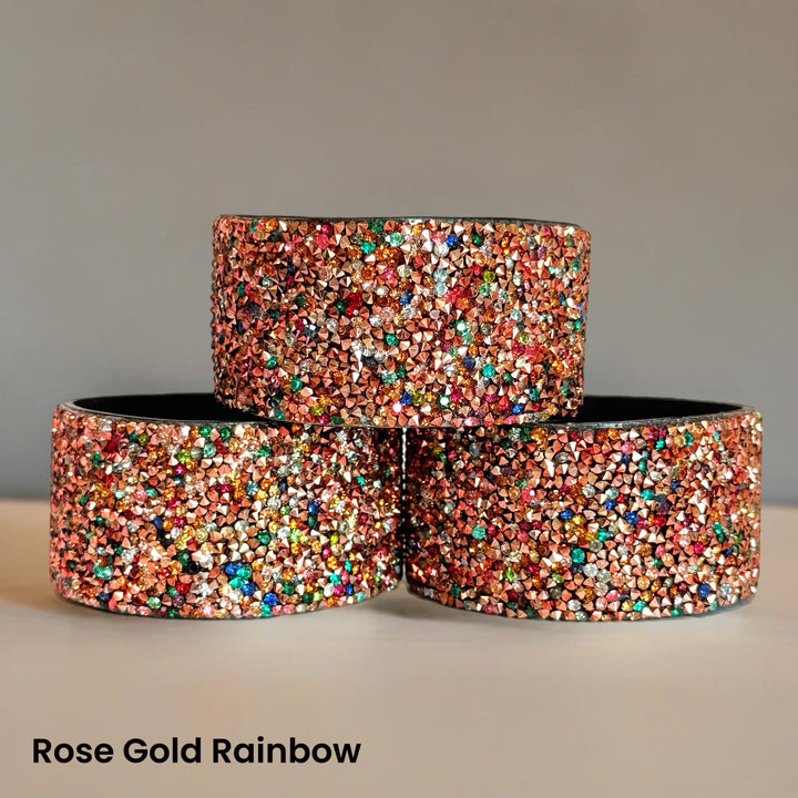 Rose Gold Rainbow Druzy BLING Tumbler Boot -fits 40oz New!