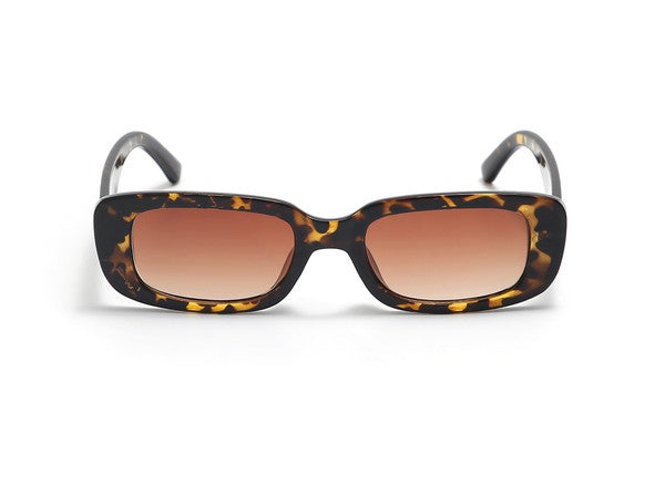 Retro Vintage Slim Rectangle Fashion Sunglasses