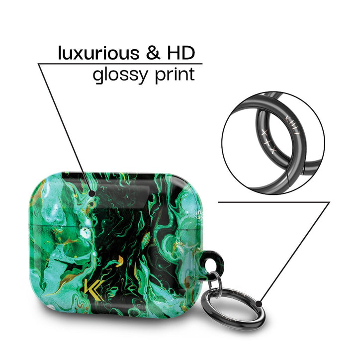 Misty Emerald AirPods Case