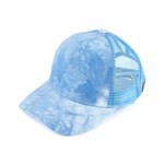 CC Watercolor Messy Bun Trucker Cap
