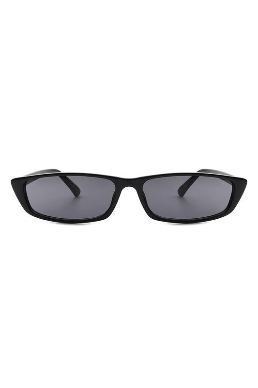 Rectangle Retro Slim Narrow Vintage Sunglasses
