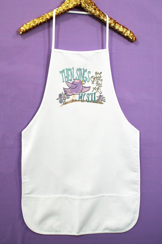 Then Sings My Soul Easter Graphic Kitchen Apron
