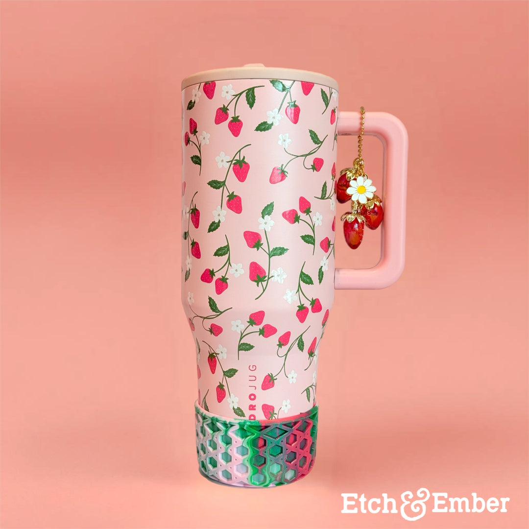 Berry Patch Waffle Tumbler Boot -Fall fits 20-40oz