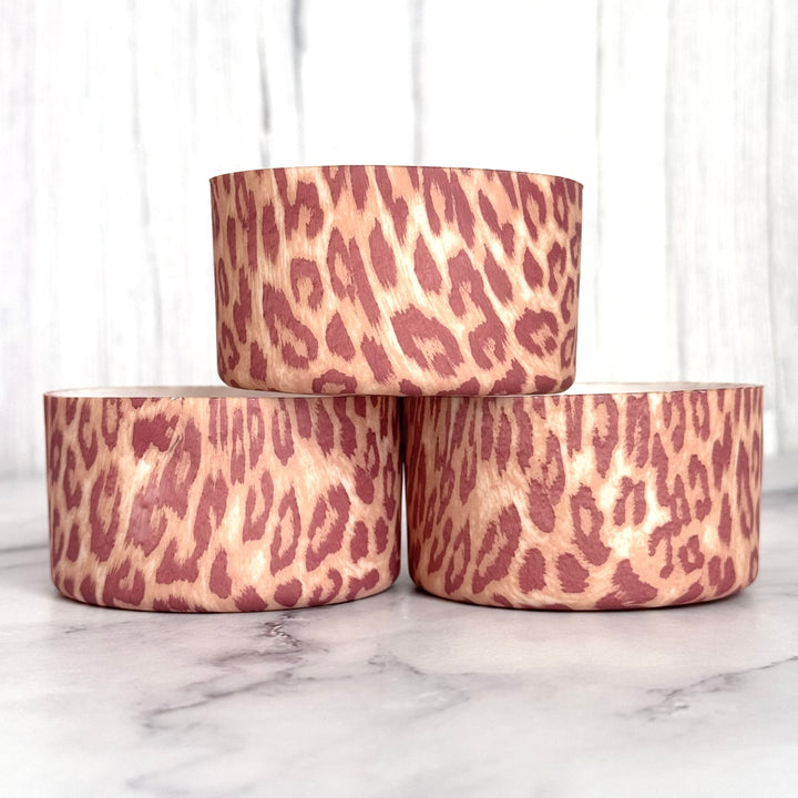 Pink Leopard Smooth Tumbler Boot -fits 20-40oz *Hydroprint*