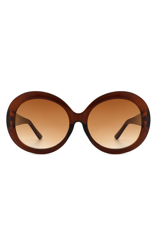 Oversize Circle Fashion Women Round Sunglasses