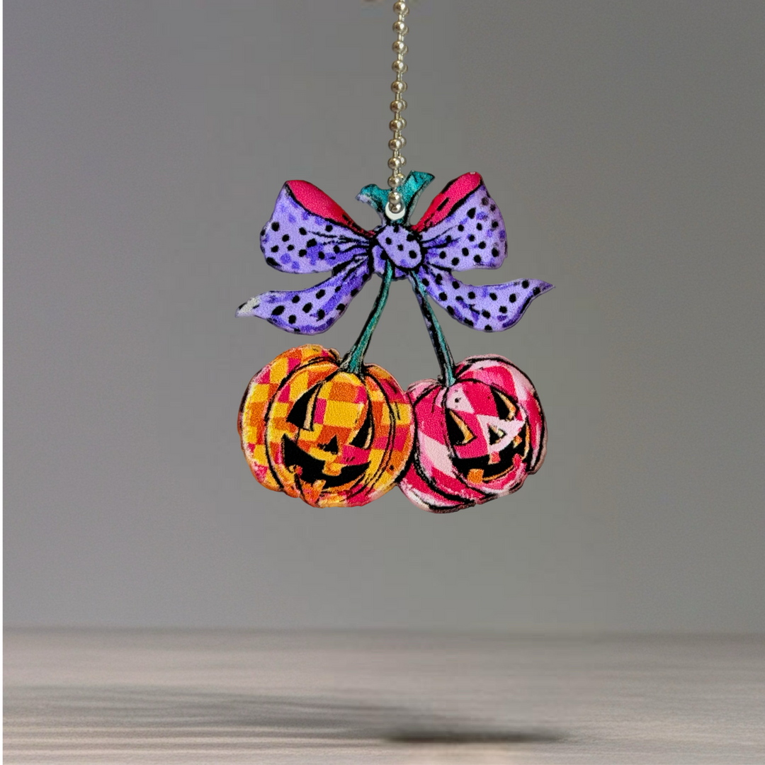 Jack O Lantern Charm - Tumbler Handle Charm