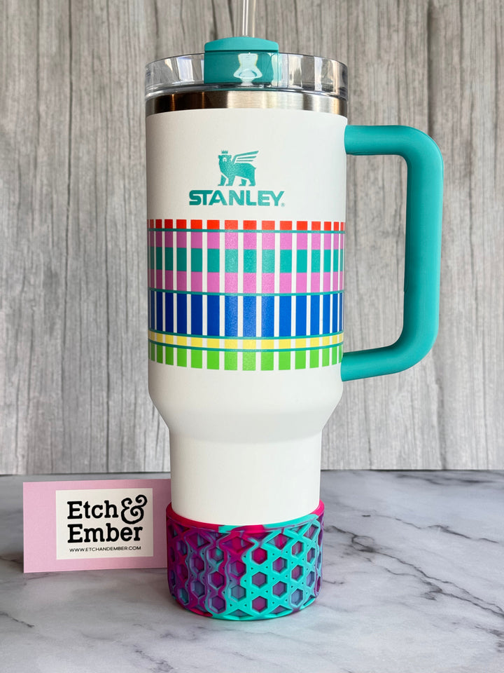 TROPICAL PASSION WAFFLE Tumbler Boot -fits 20-40oz New!