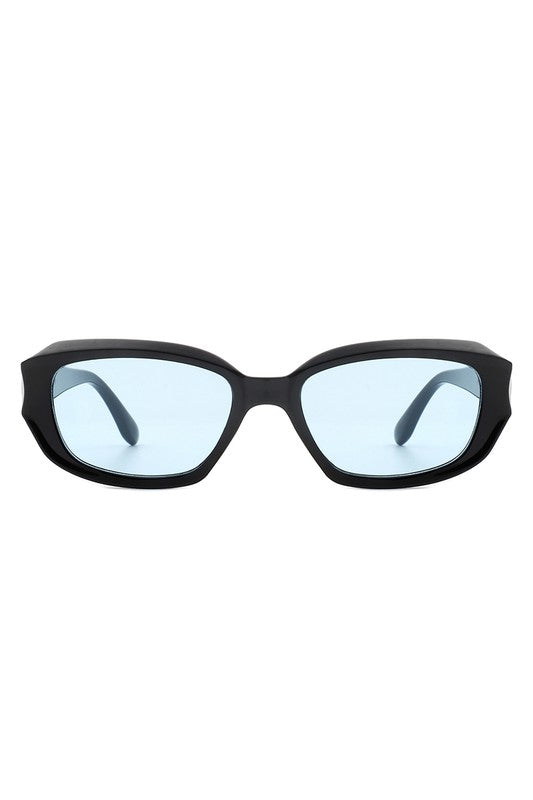 Rectangle Retro Narrow Square Vintage Sunglasses