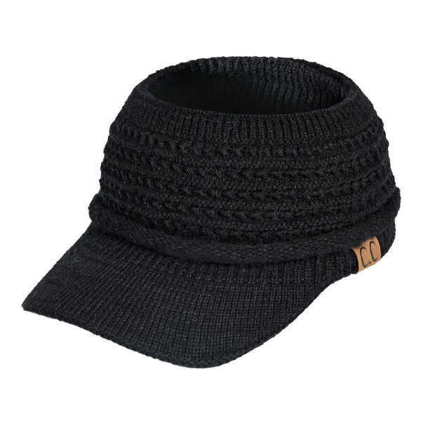 CC Knitted Visor Hat