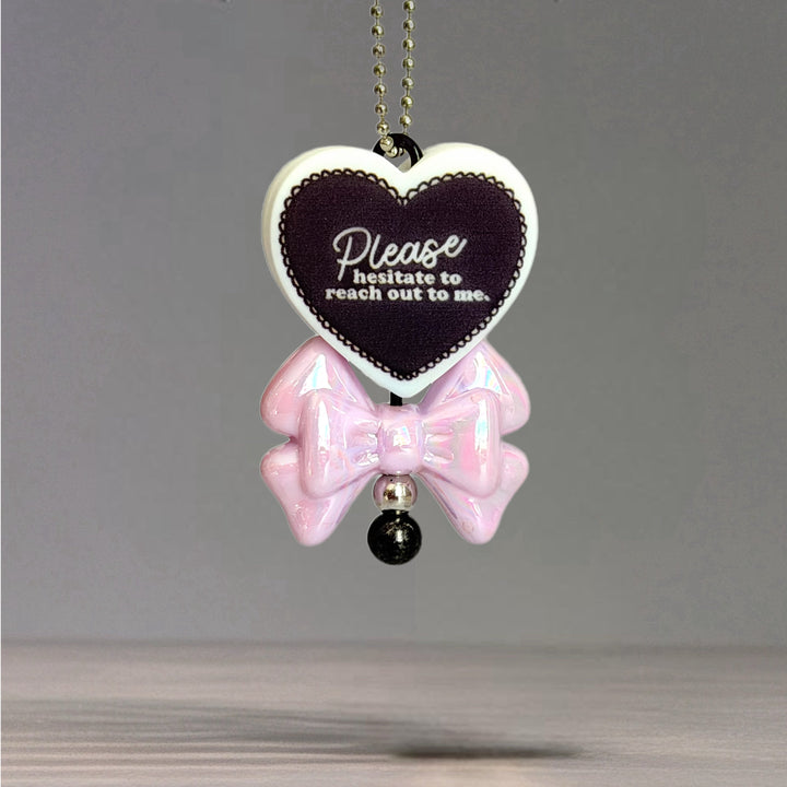 Please Hesitate Mini Bar Charm - Tumbler Handle Charm