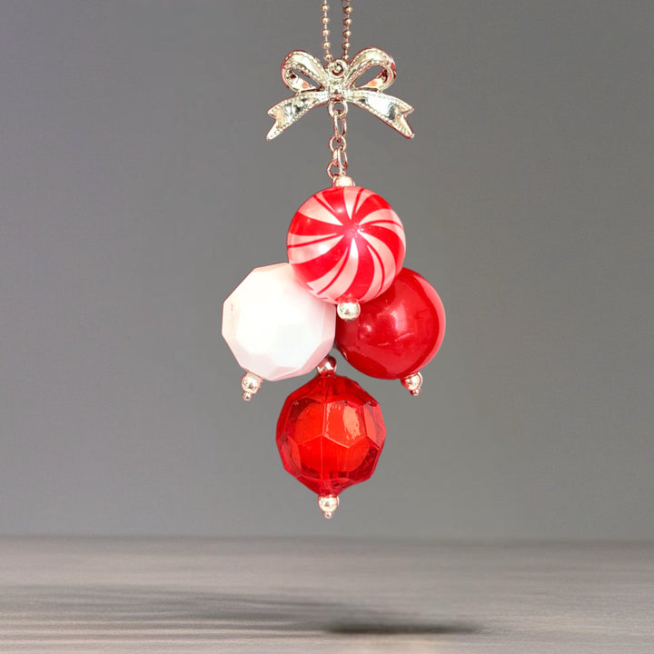 Peppermint Mini Bauble Charm - Tumbler Handle Charm