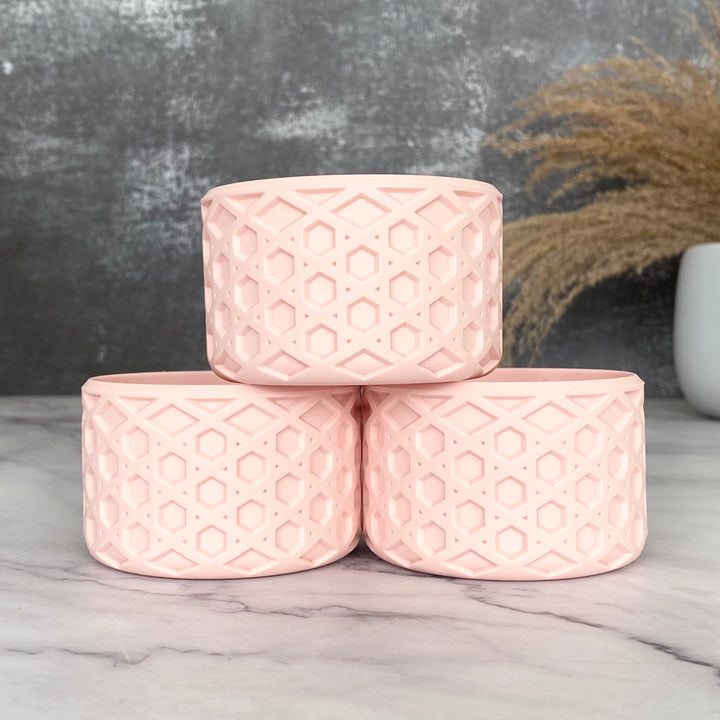 WAFFLE Light Pink Tumbler Boot -fits 20-40oz NEW!