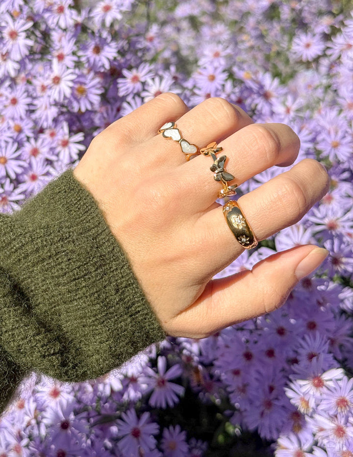 Floral Dome Ring