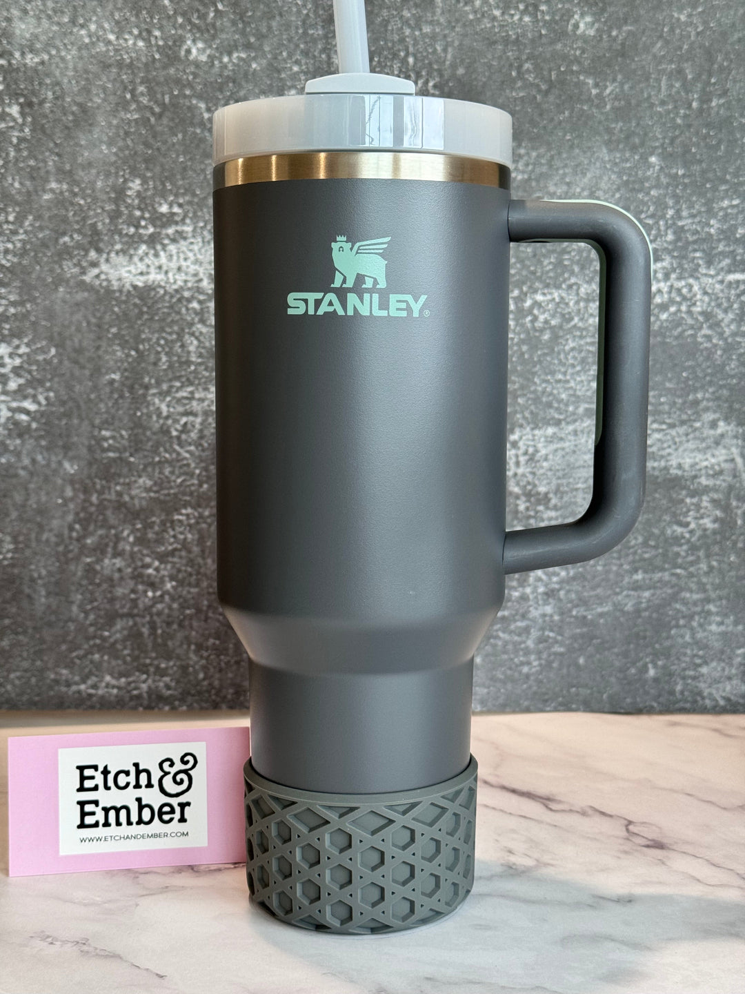 CHARCOAL WAFFLE Tumbler Boot -fits 20-40oz New!
