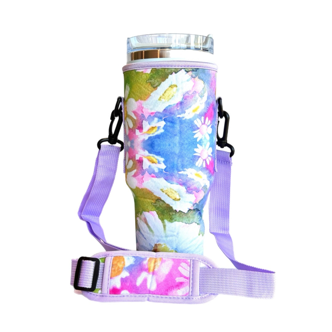 Protective Tumbler Sleeve with Sling-Neoprene