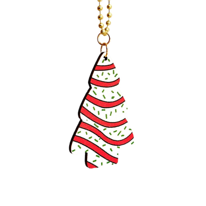 Christmas Cake Charm - Tumbler Handle Charm