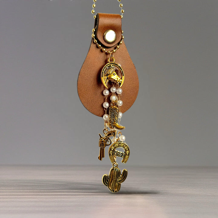 *Limited Edition*  Pearls & Ponies Charm - Tumbler Handle Charm