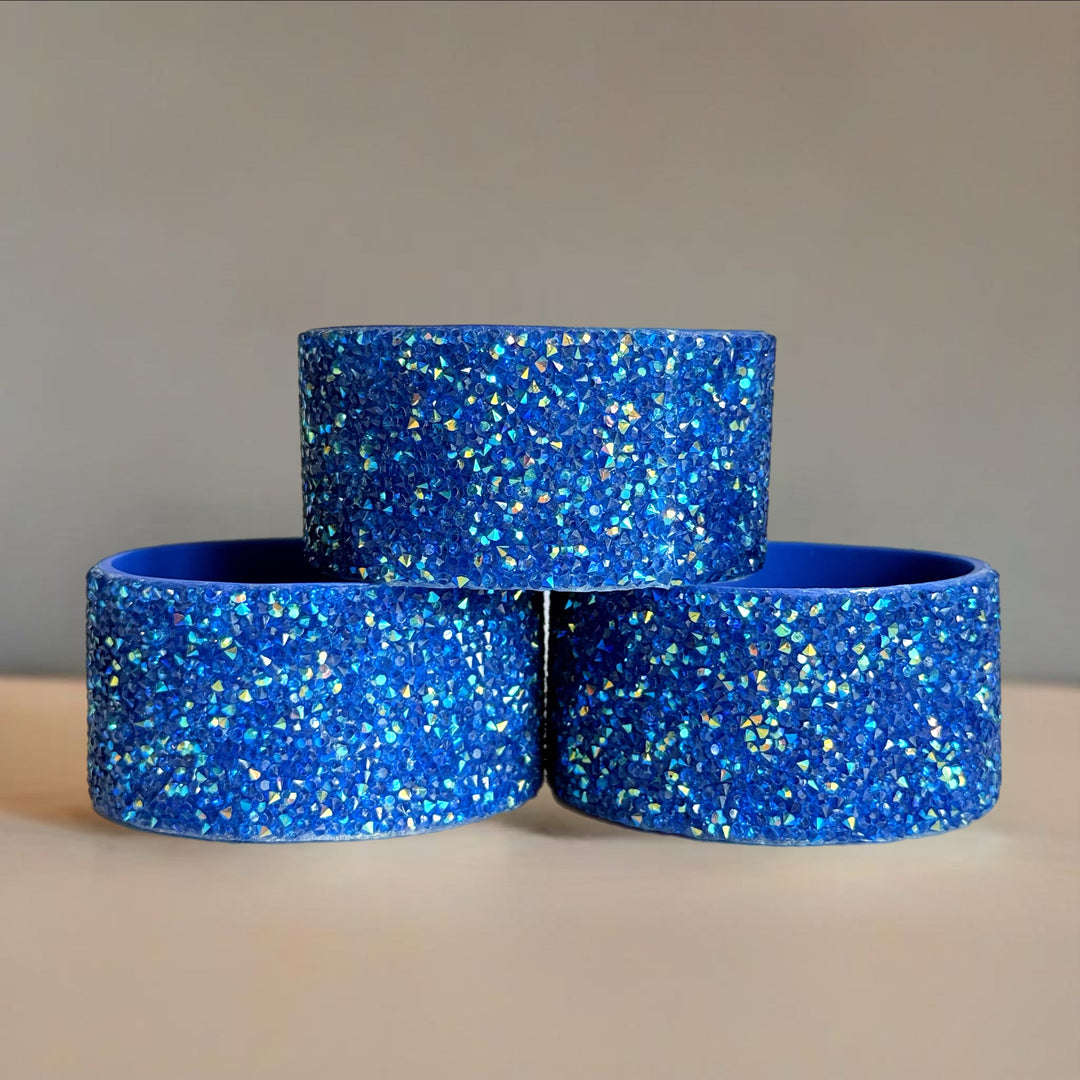 Glam Blue Druzy BLING  Boot