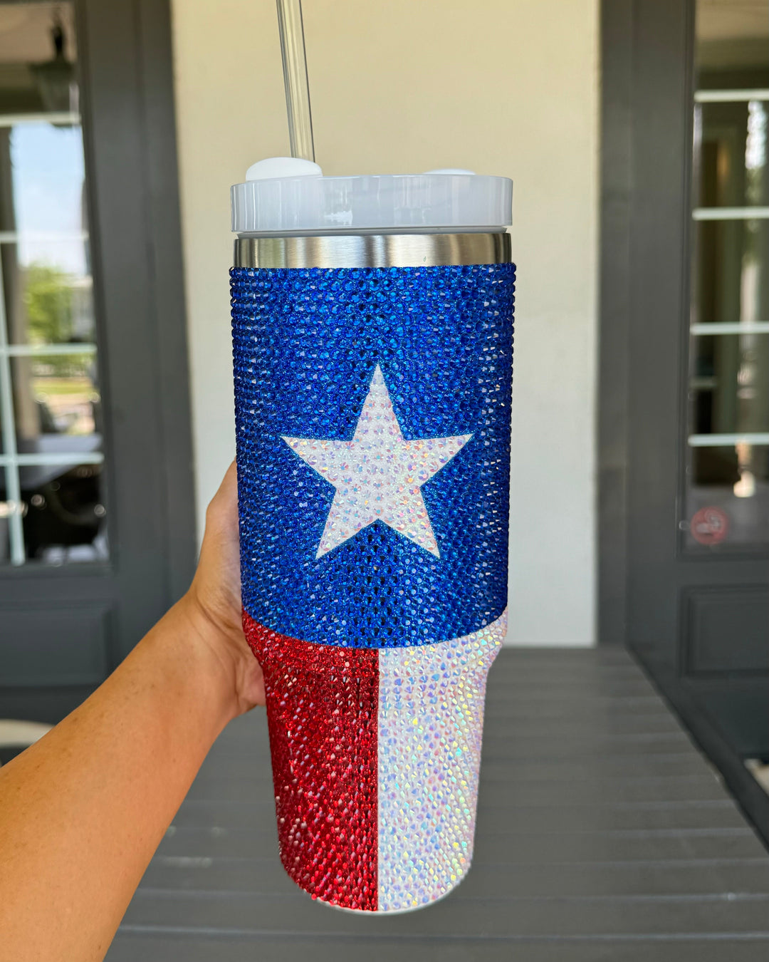 Pre-Order: 40 Oz. Crystal TEXAS Tumbler (Ships Approx. 7/15)