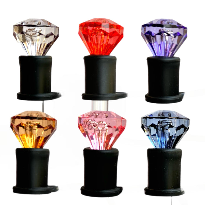DIAMOND Straw Topper Black Base