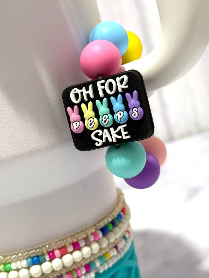 For PEEPS Sake Bracelet - Tumbler Handle Charm