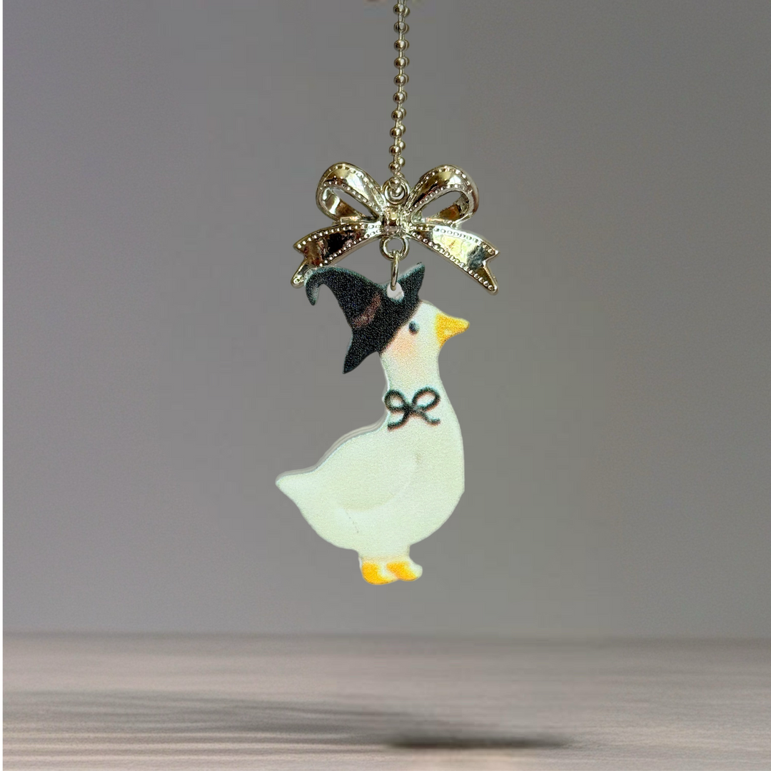 Witchy Waddle Goose Charm - Tumbler Handle Charm