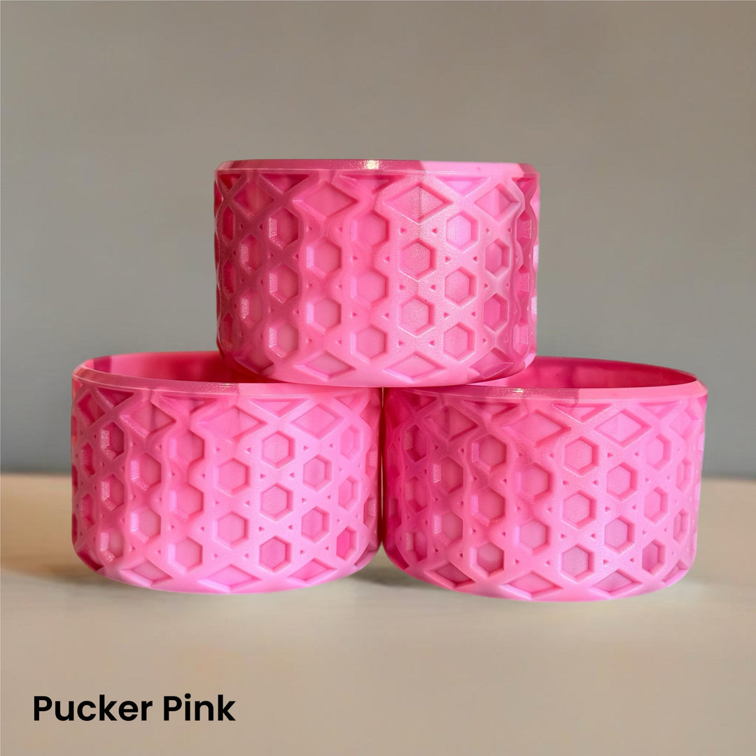 Pucker Pink WAFFLE Tumbler Boot -fits 20-40oz