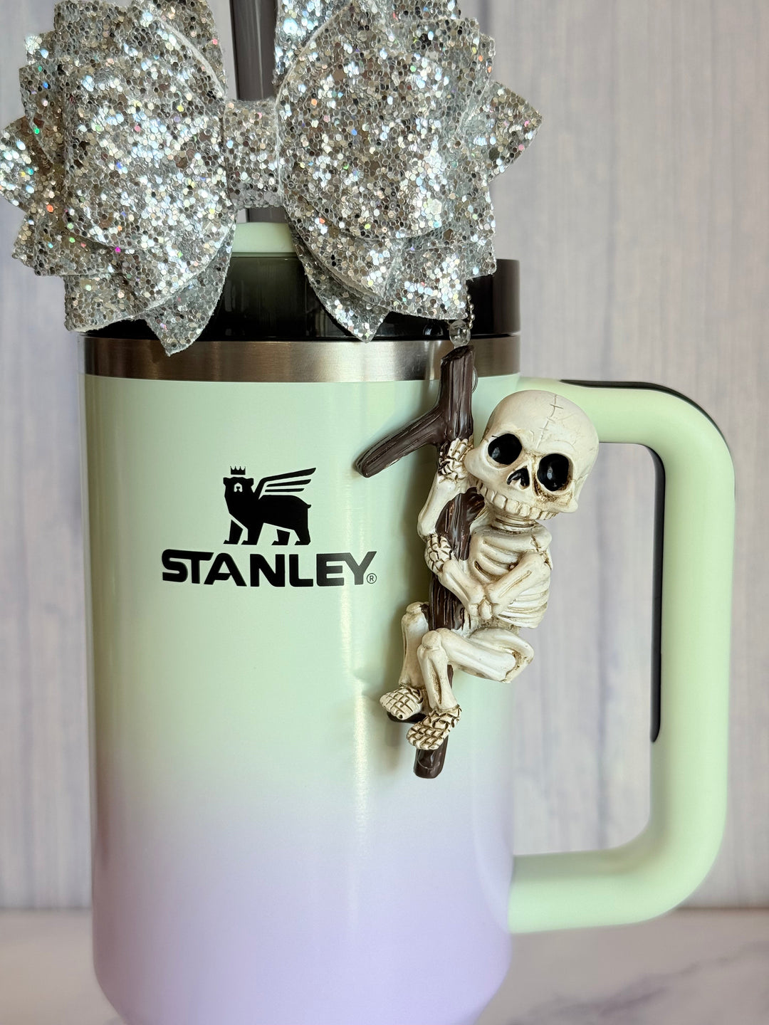 Skeleton ‘Hang On’ Charm - Tumbler Handle Charm *Limited*