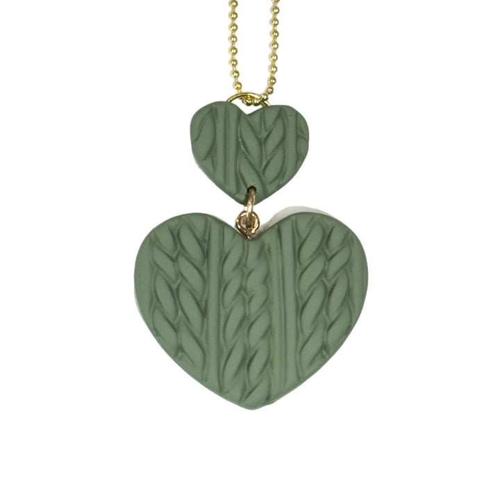 Sweater Hearts Charm - Tumbler Handle Charm