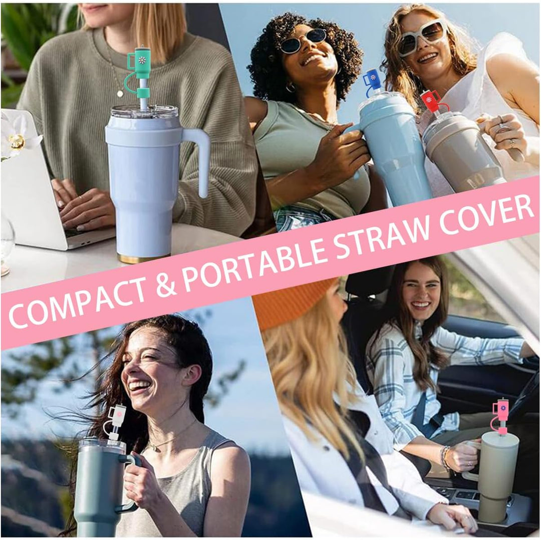 Fits 30oz 40oz Tumbler Cup Straw Topper Cover Drink Topper Drink Cup Cover for Accessories Straw Cap Reusable Straw Cover