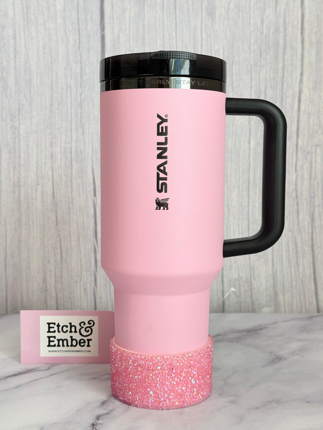 Pink Druzy BLING Tumbler Boot -fits 40oz New!