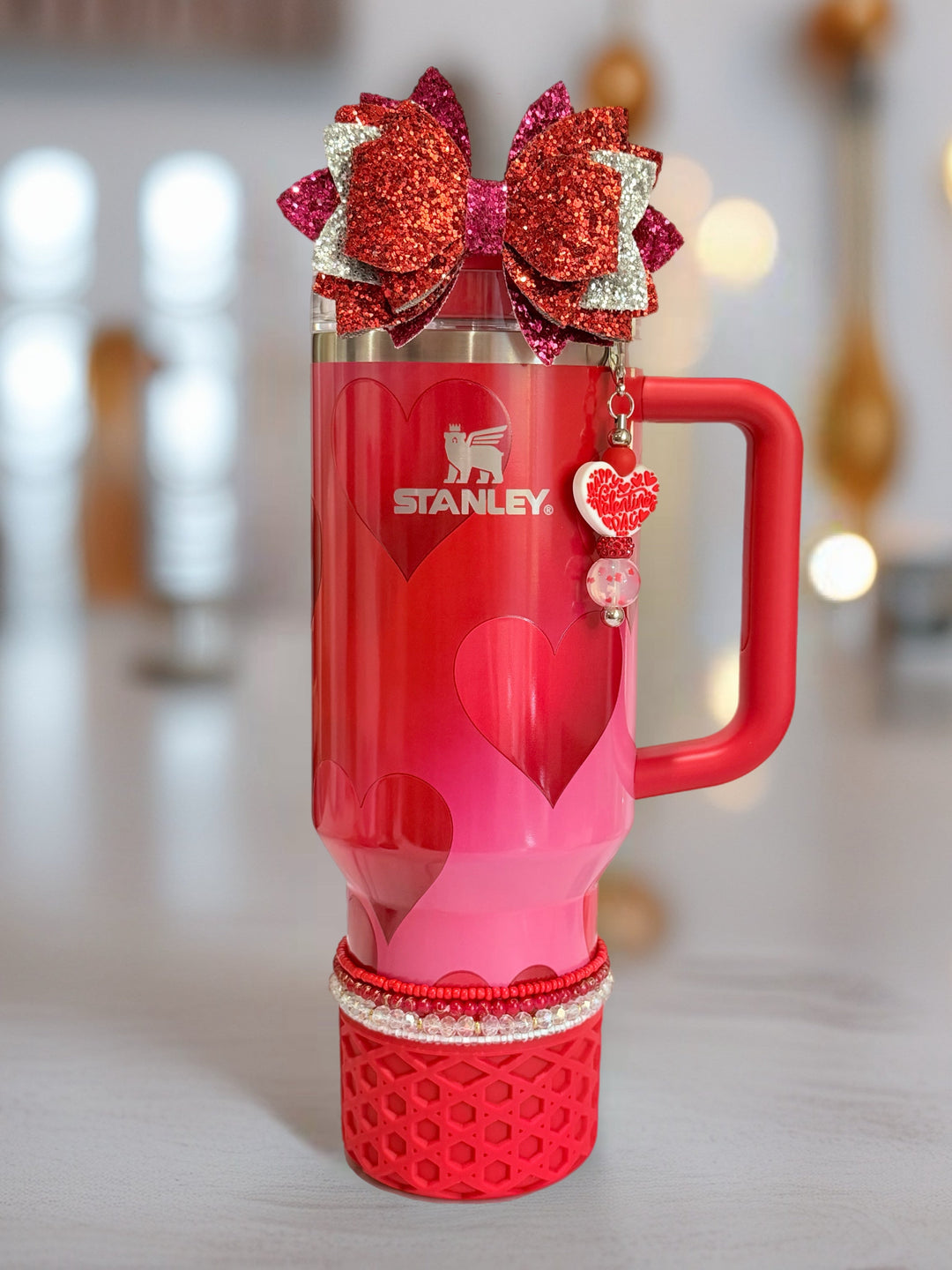 Valentines Charm - Tumbler Handle Charm