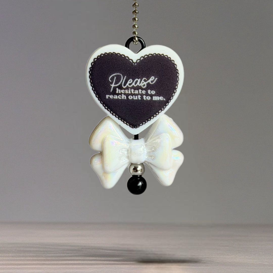 Please Hesitate Mini Bar Charm - Tumbler Handle Charm