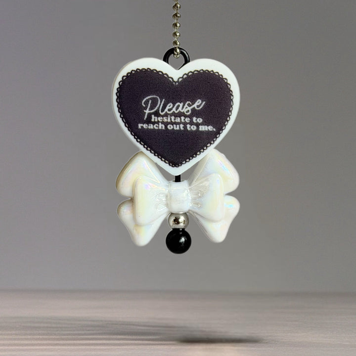 Please Hesitate Mini Bar Charm - Tumbler Handle Charm