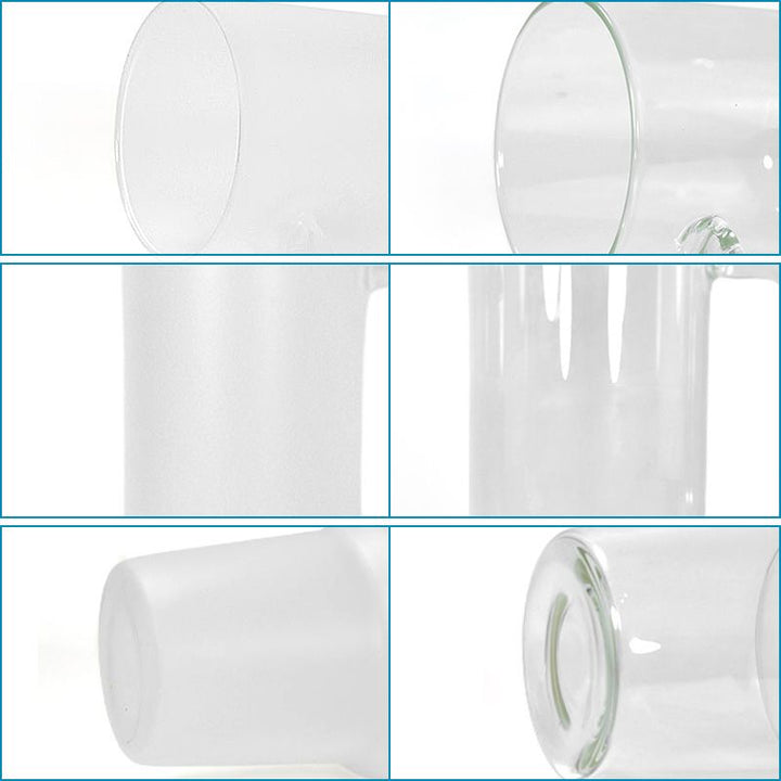 12 Pack 32oz or 40oz Blank Sublimation Clear or Frost Glass Tumbler with Handle