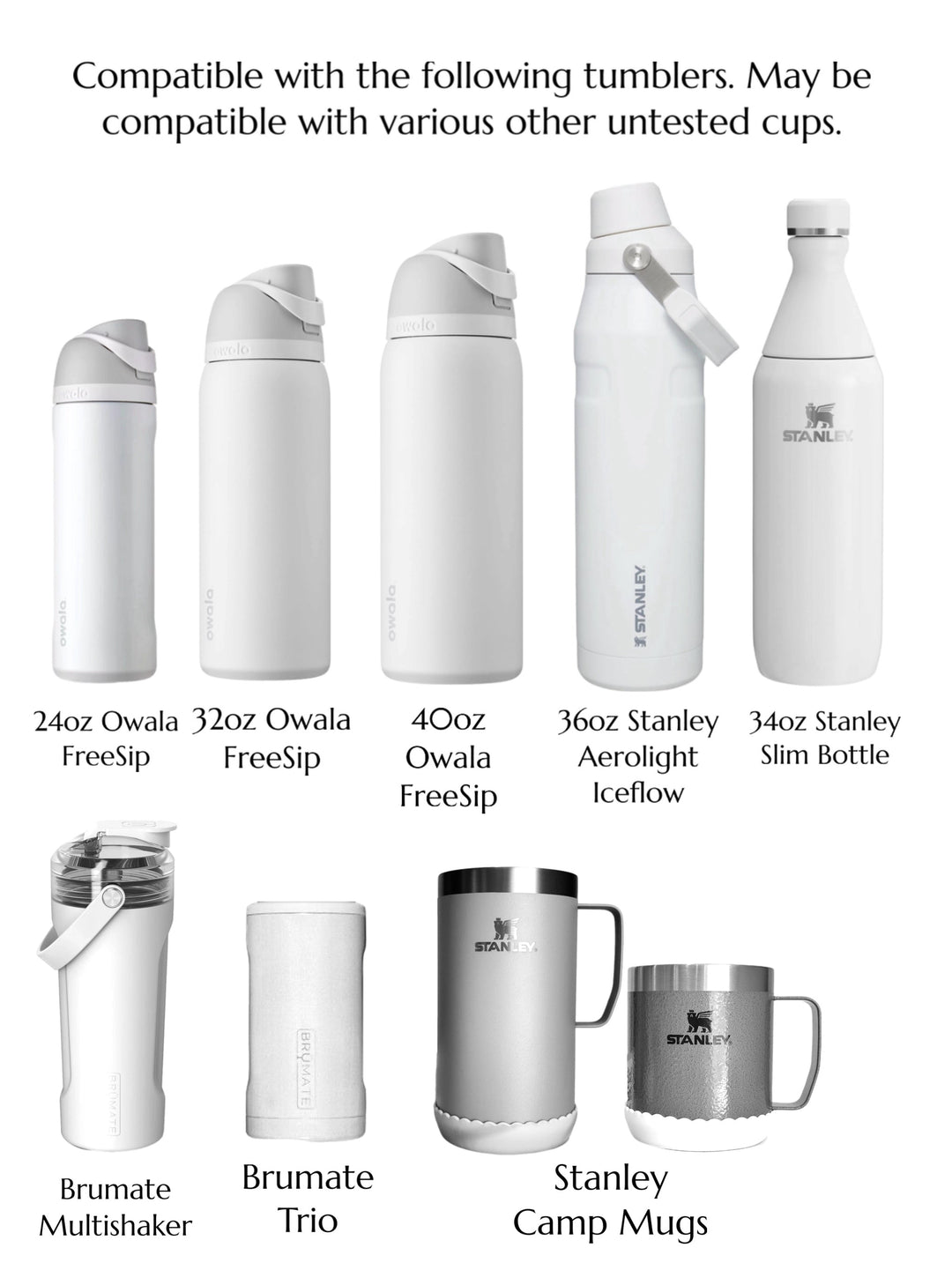 White 3.25” Scalloped Shorty Tumbler Boot