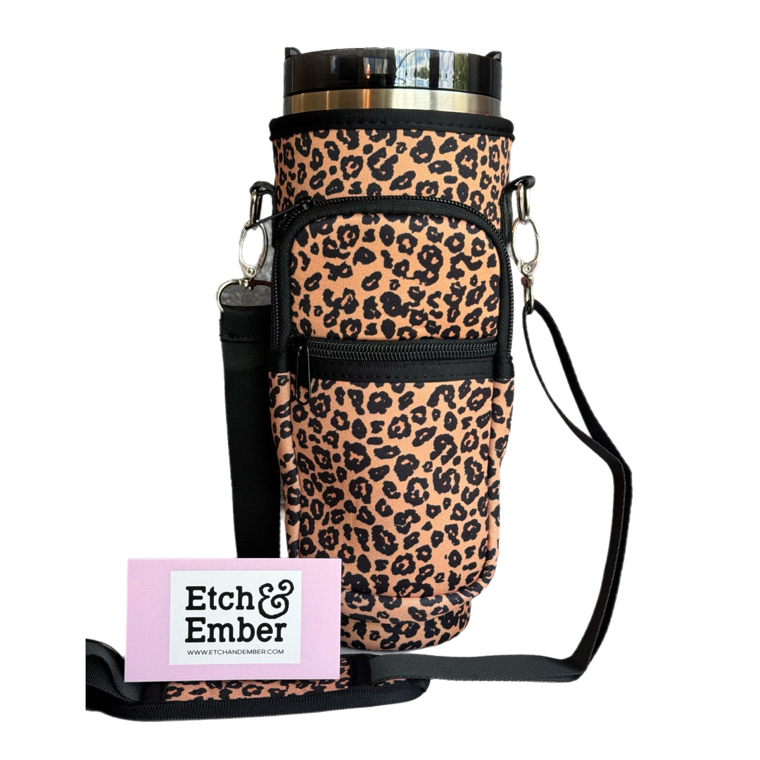 Protective Tumbler Sleeve with Sling-Neoprene