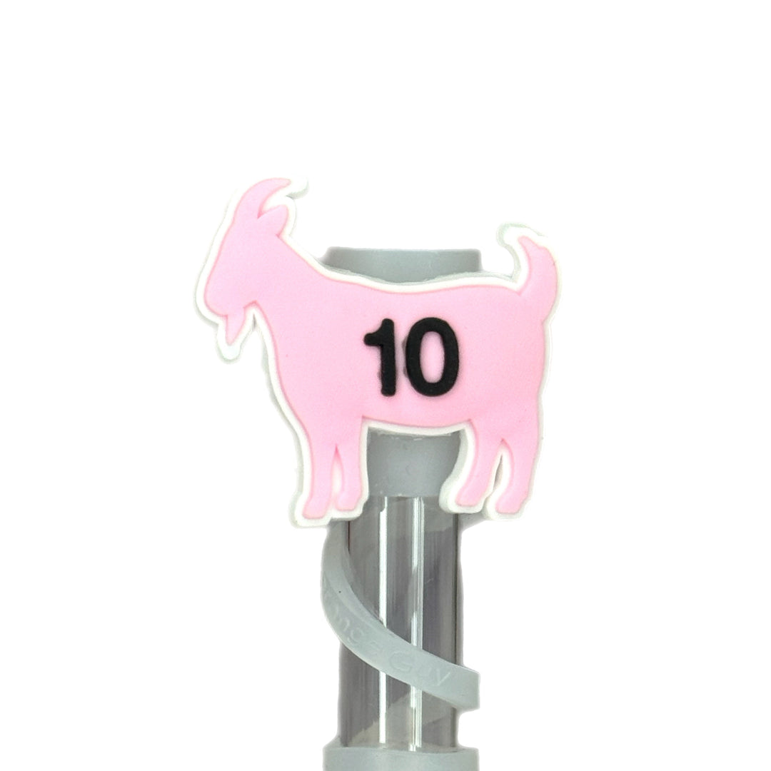 Pink GOAT Straw Topper