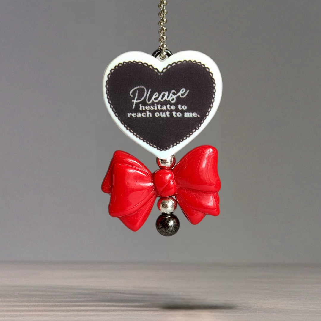 Please Hesitate Mini Bar Charm - Tumbler Handle Charm