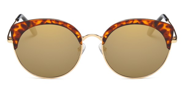 Women Round Cat Eye Fashion Sunglasses