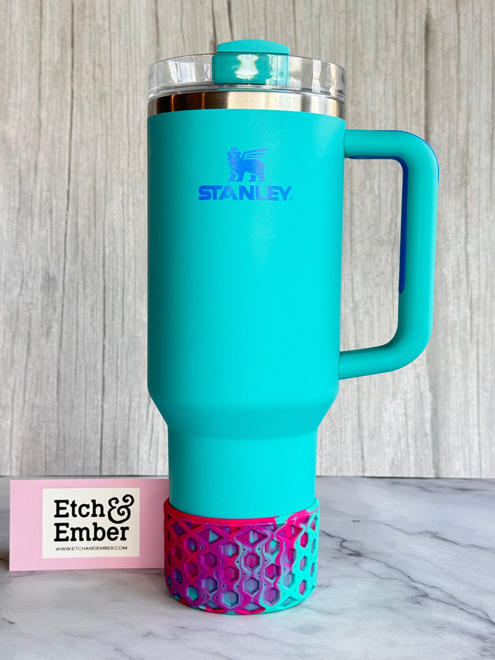 TROPICAL PASSION WAFFLE Tumbler Boot -fits 20-40oz New!