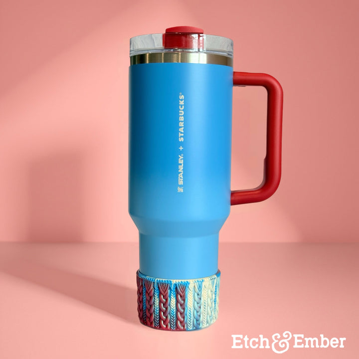 Americana Remix Macrame Tumbler Boot -Fall fits 20-40oz