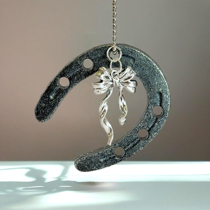 Iron Horseshoe Charm - Tumbler Handle Charm
