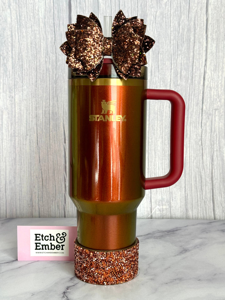Rose Gold Druzy BLING Tumbler Boot -fits 40oz New!