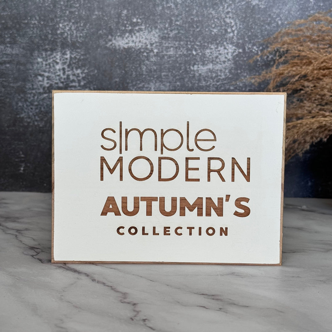 Personalized Tumbler Collection Plaque
