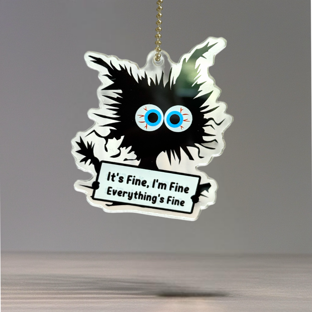 IT’S FINE, I’M FINE Charm - Tumbler Handle Charm