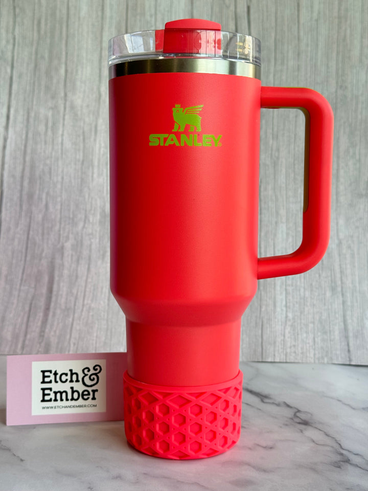 HIBISCUS WAFFLE Tumbler Boot -fits 20-40oz New!