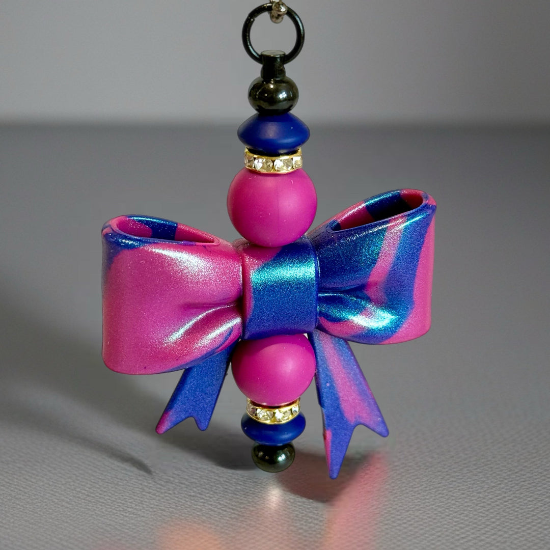 Berry Truffle 3D Bow Charm - Tumbler Handle Charm